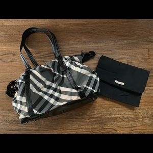 Authentic Burberry tote or diaper bag